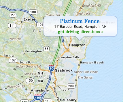 driving directions to Platinum Fence